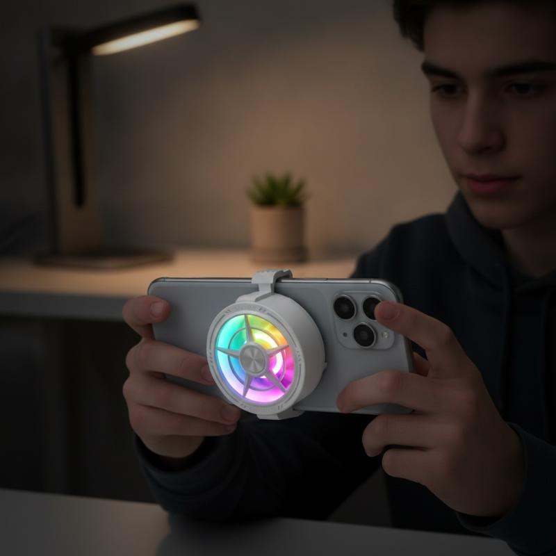 Photography Lighting Game - Clip On Phone Cooler Fan Low