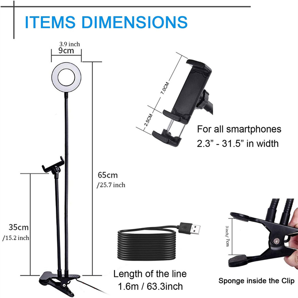Universal Flexible Mobile Phon - Photography Lighting Description 评论和价格