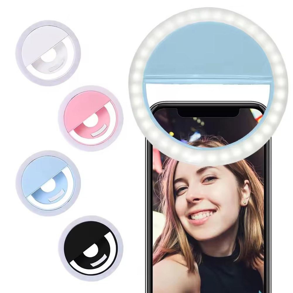 Clip On Selfie Ring Light Rech - Photography Lighting Description 评论和价格