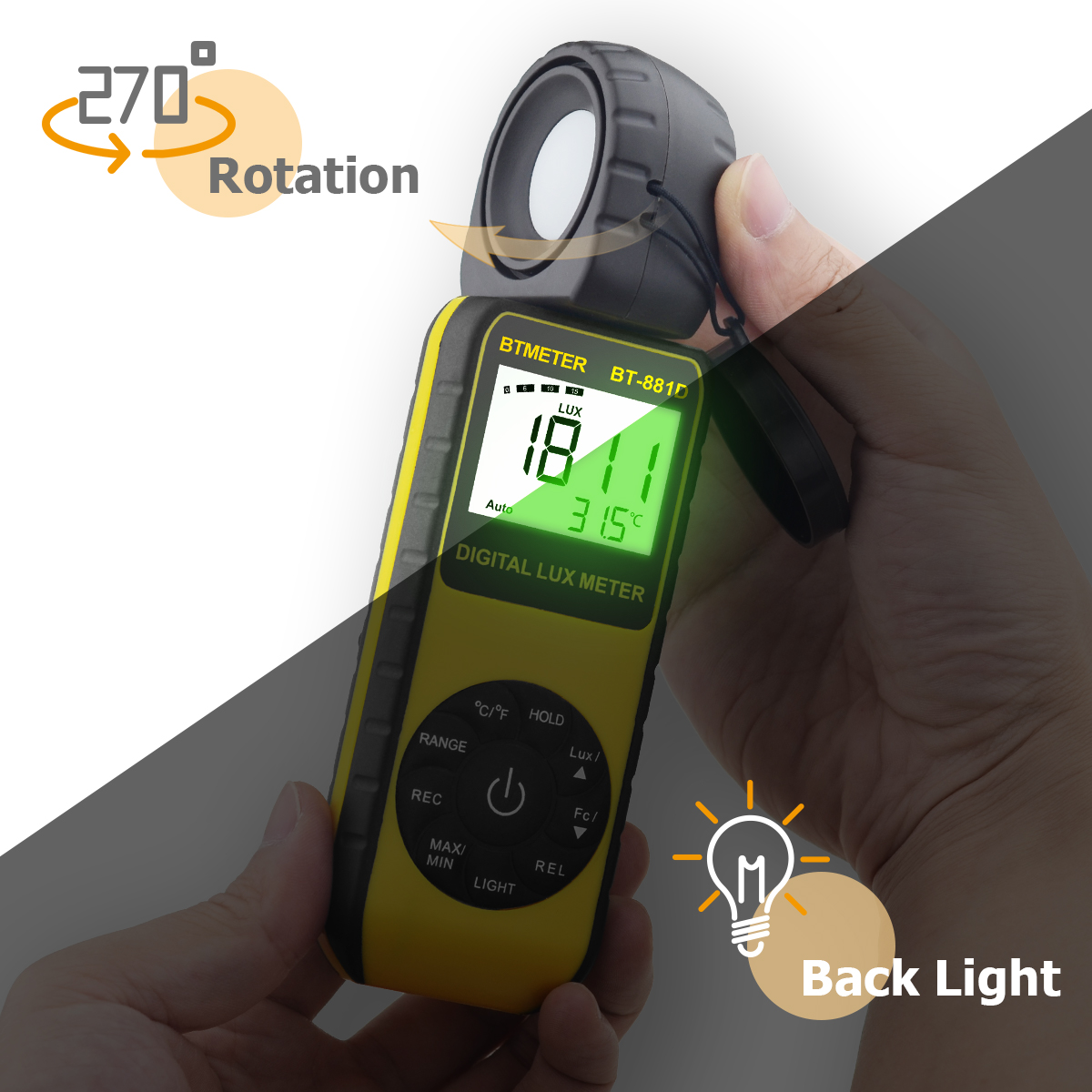 Digital Lux Meter 400,000 Lux  - Photography Lighting Meter 评论和价格