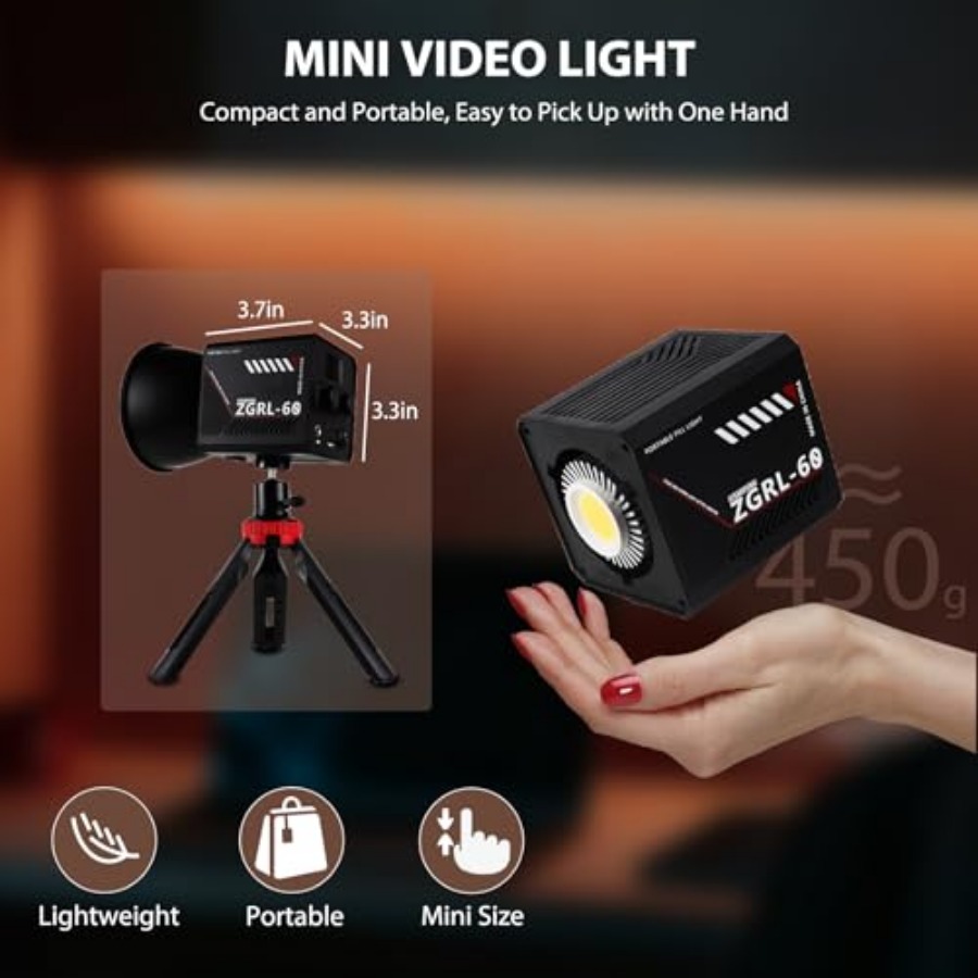 60W COB LED Video Light Handhe - Photography Lighting Handheld 评论和价格
