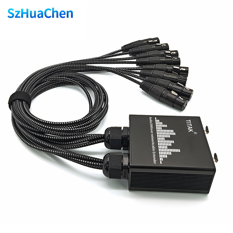 8 Channel XLR Snake Cable with - Photography Lighting Meter 评论和价格