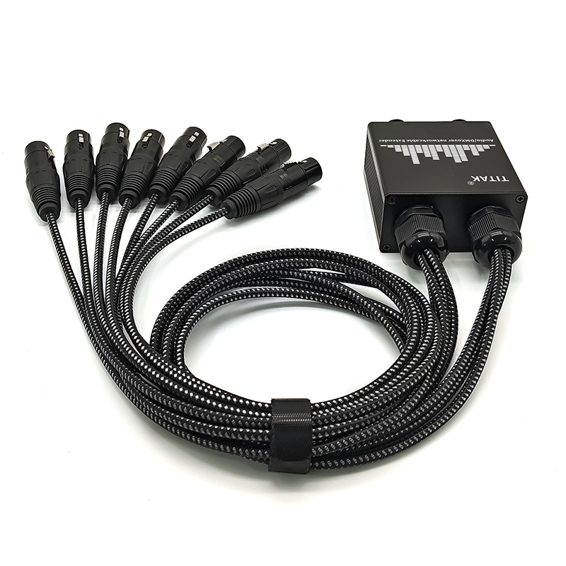 8 Channel XLR Snake Cable with - Photography Lighting Meter 评论和价格