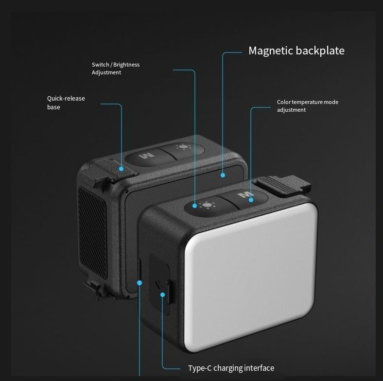 TELESIN Magnetic Fill Light Fo - Photography Lighting Kit Portable 评论和价格